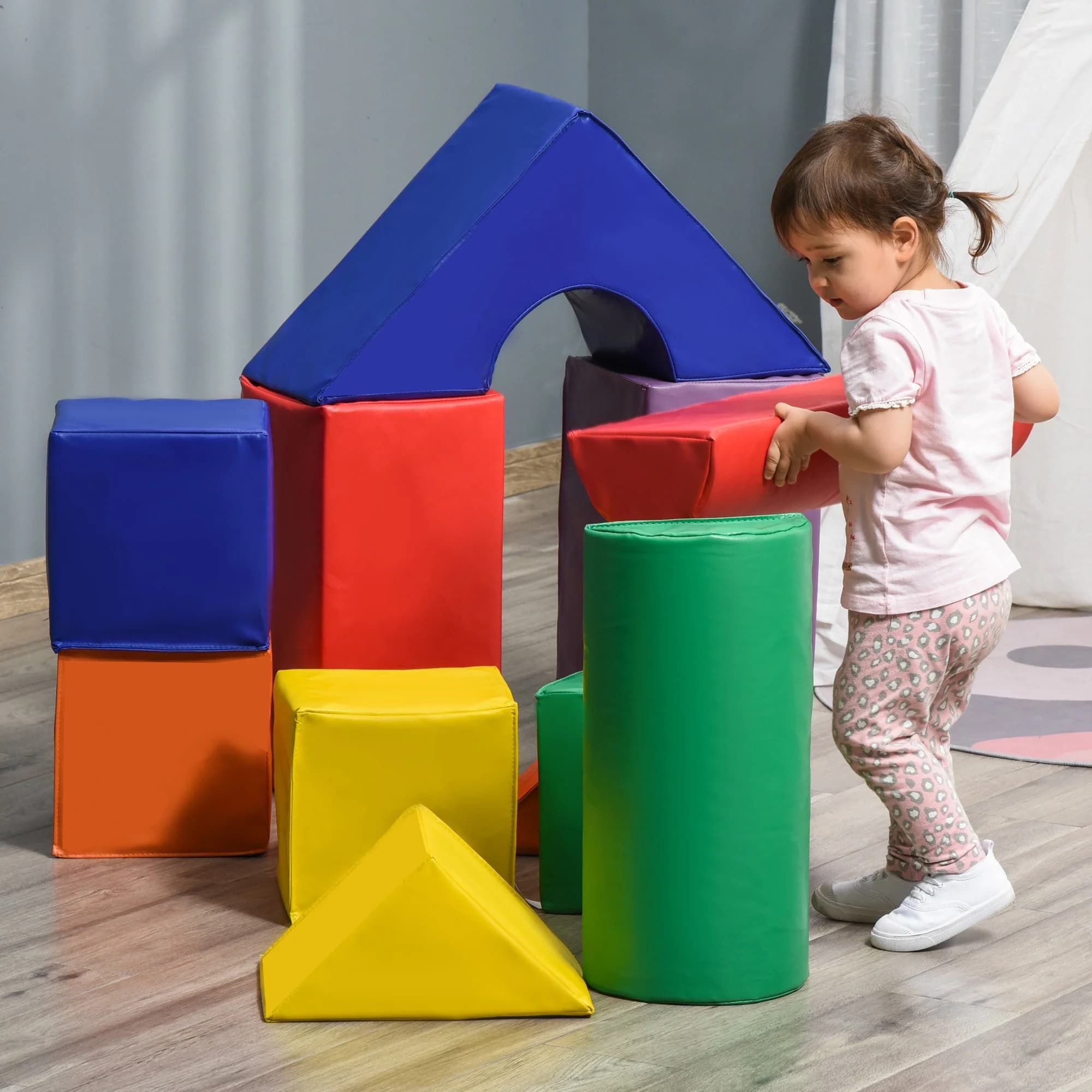 Schaumstoff Bausteine Kinder: Große Bausteine fuer Bewegung &amp; Kreativität