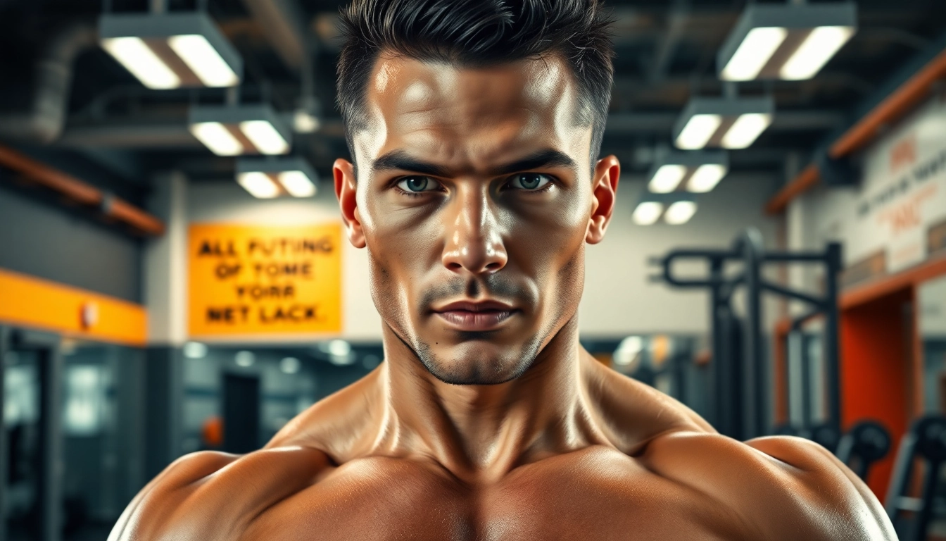 Sustanon kaufen für den Muskelaufbau bei engagierten Sportlern im Fitnessstudio.