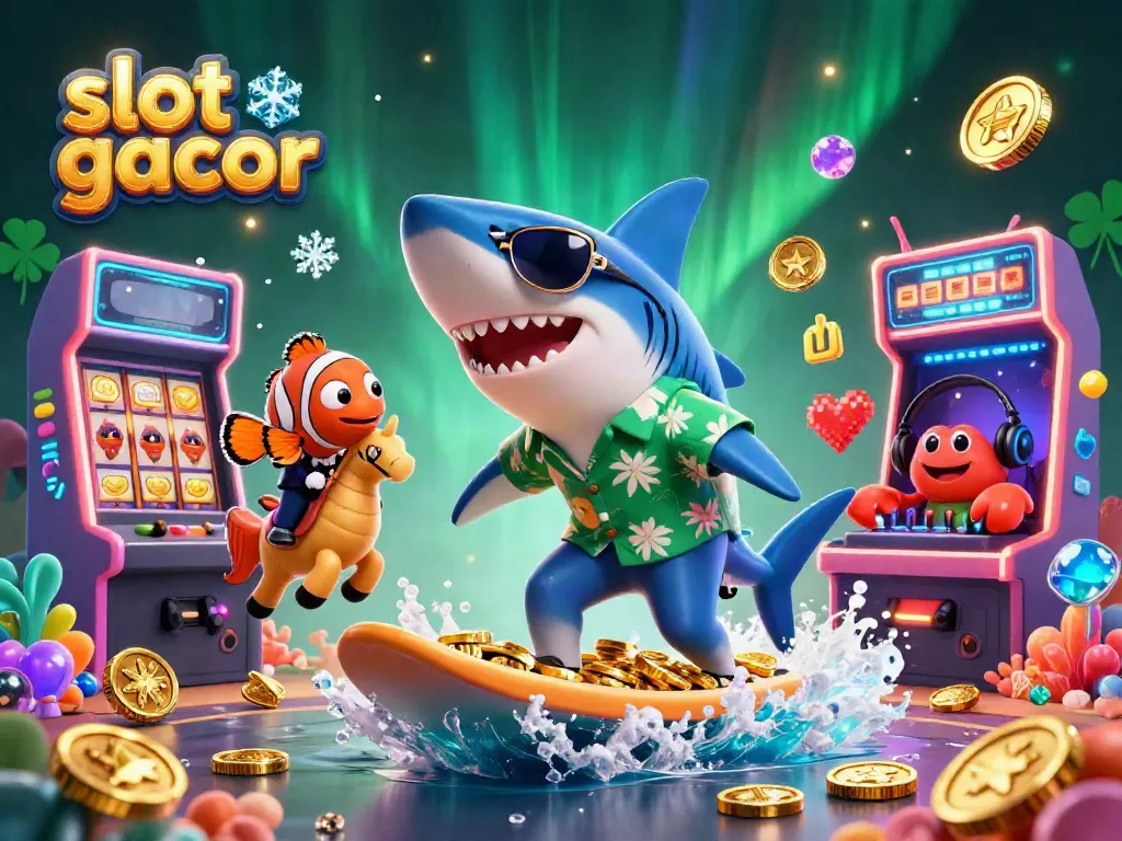 Experience thrilling gameplay with slot gacor, featuring vibrant 3D characters and dynamic casino elements.
