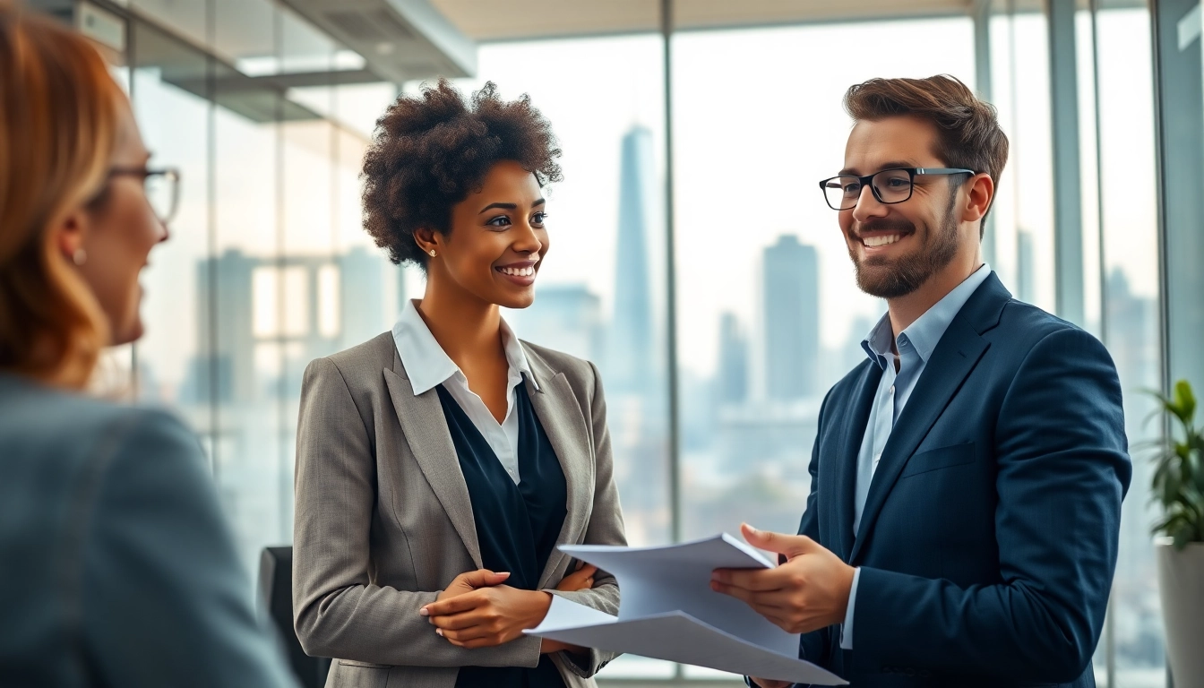 Immobilienmakler Frankfurt Eschersheim berät Kunden professionell in einem modernen Büro.