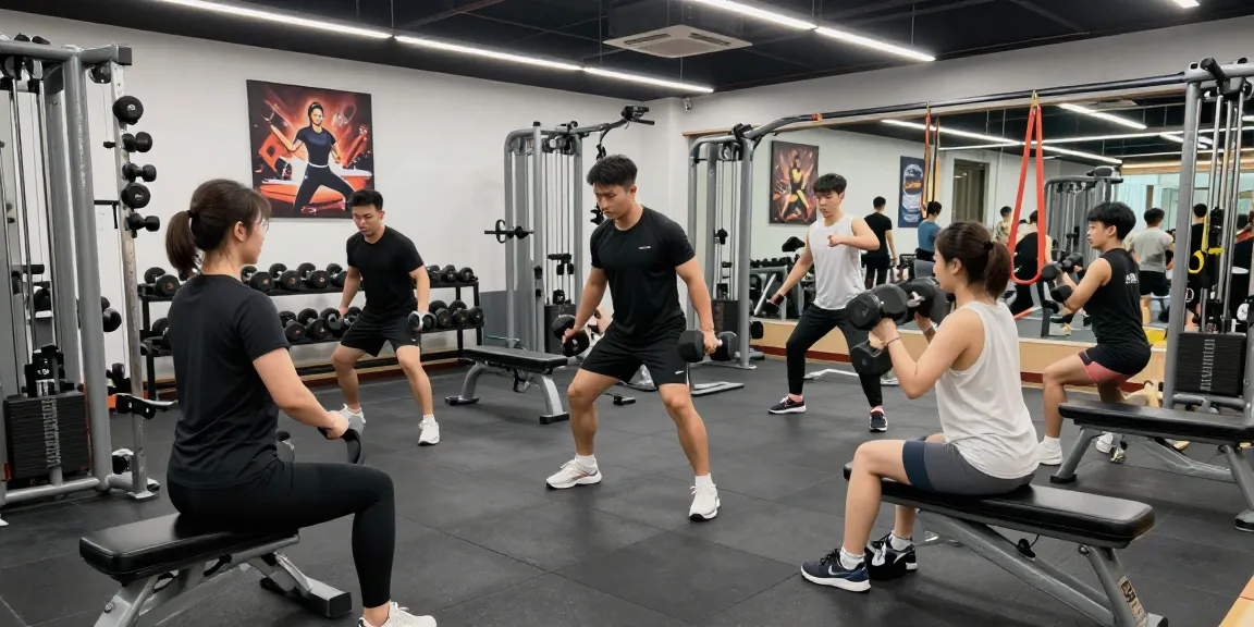 Utinon Steroids Shop: Sportler im Fitnessstudio, die Muskeln aufbauen.
